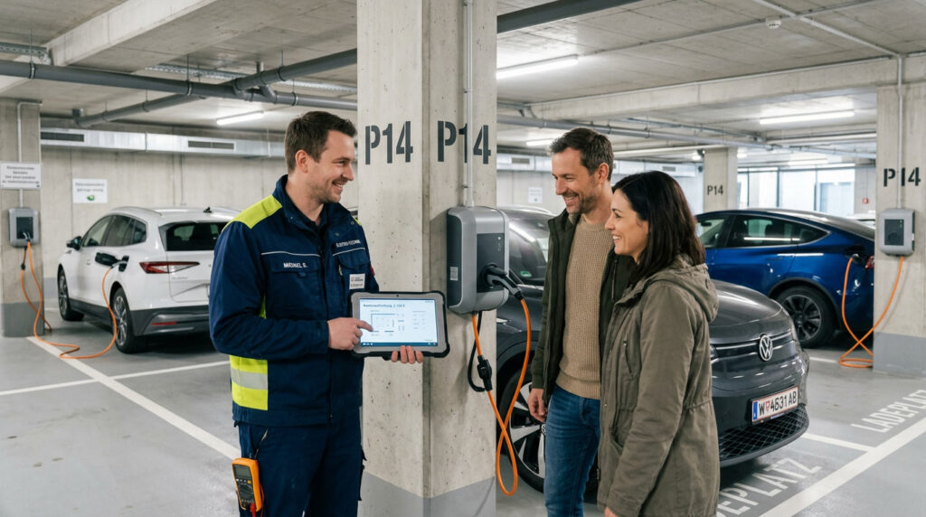 Wallbox im Mehrfamilienhaus